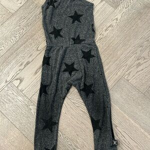 nununu Charcoal Star Jumpsuit